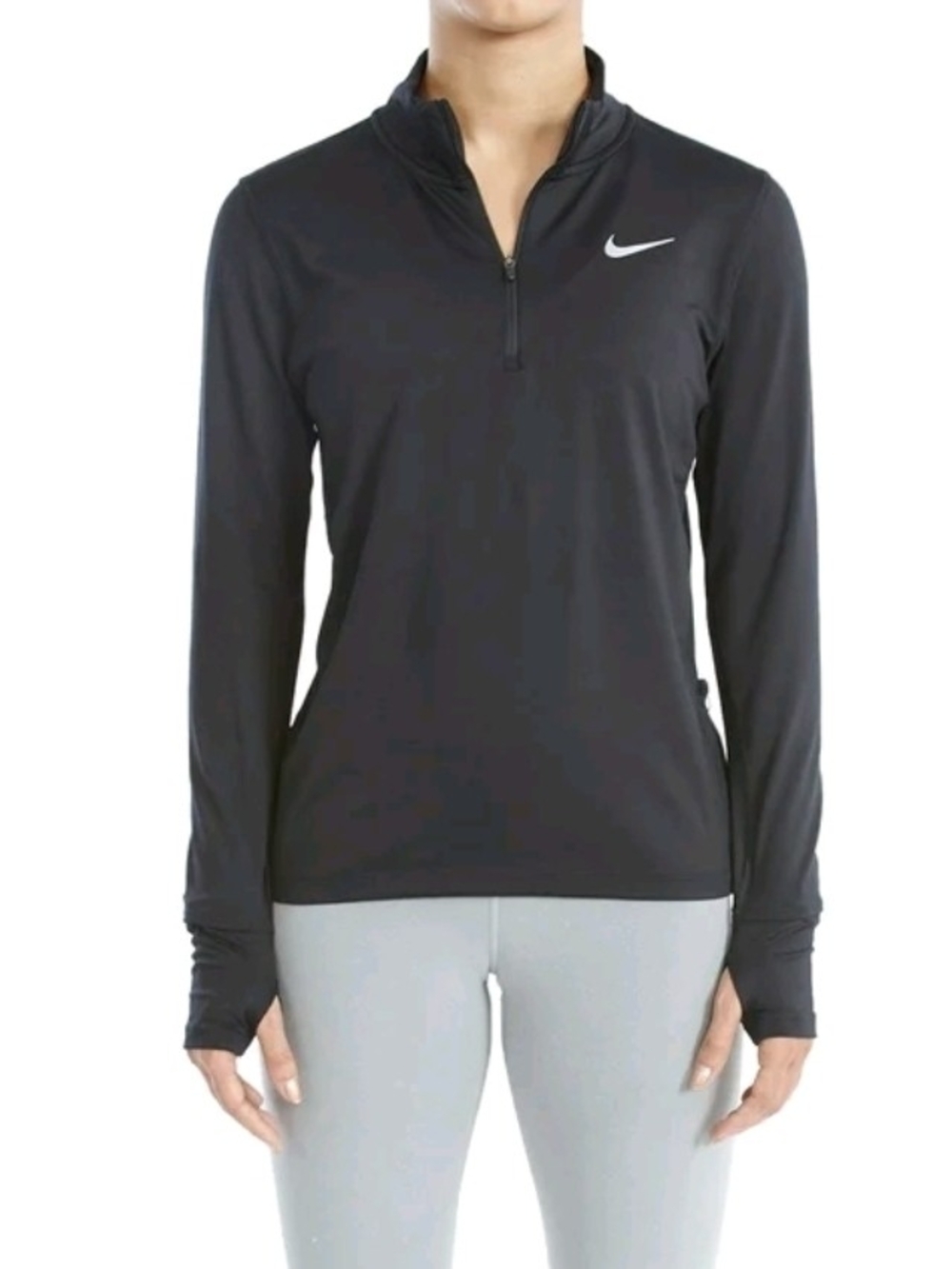 Nike Running Dri-fit Women's Black Long-Sleeve